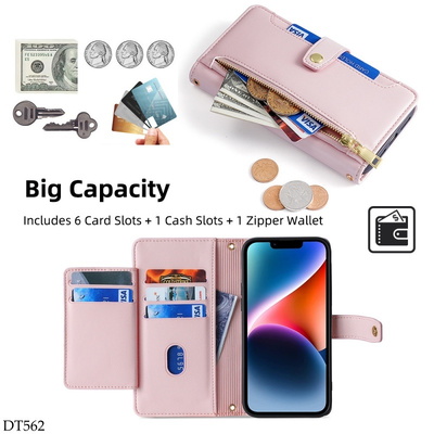 DT562 ỐP VÍ ĐIỆN THOẠI KÈM DÂY ĐEO