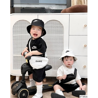 ST3531 SET ĐỒ BÉ TRAI VÀ MŨ