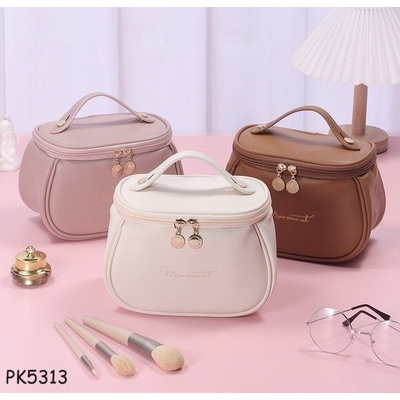 PK5313   TÚI MỸ PHẨM 2 TẦNG ĐỰNG CẢ THẾ GIỚI