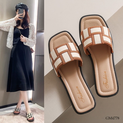 GM4778 DÉP LÊ MŨI VUÔNG MẪU MỚI