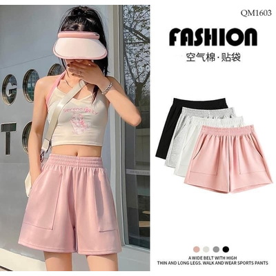 QM1603 QUẦN SHORT LƯNG CHUN CHO NỮ