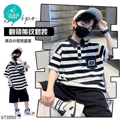 ST3552  SET POLO KẺ BÉ TRAI