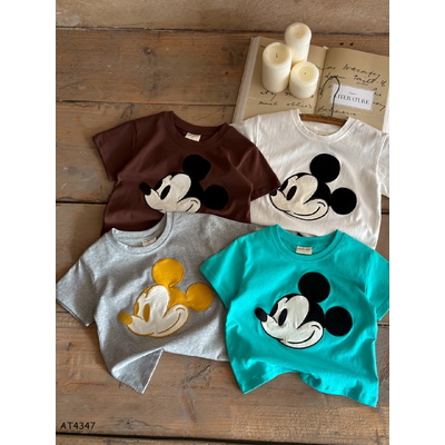 AT4347 ÁO PHÔNG MICKEY NHÀ MMGGBABY
