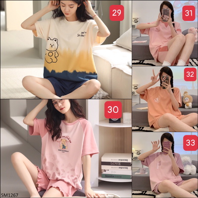 SM1267 BỘ MẶC NHÀ CỘC TAY