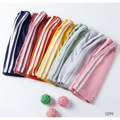 Q294 SET 3 QUẦN SHORT PHỐI KẺ CHO BÉ