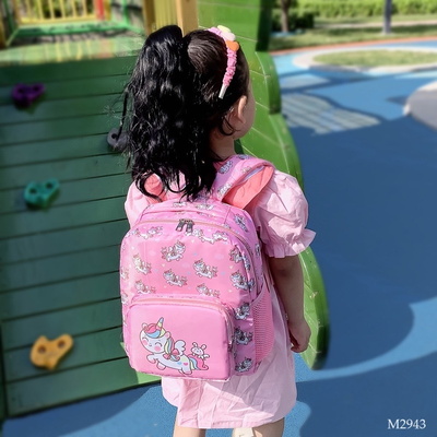 M2943 BALO NGỰA PONY + MŨ TIM HỒNG CHO BÉ GÁI