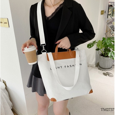 TM2737 TÚI TOTE PHỐI CHỮ CHO NỮ