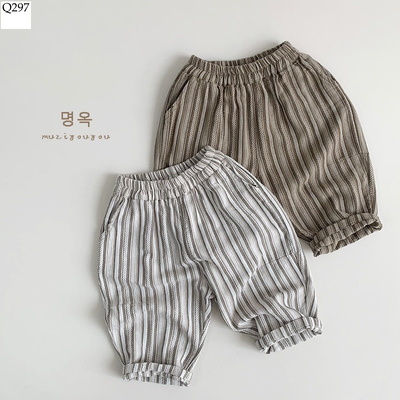 Q297 QUẦN KẺ SỌC PHONG CÁCH BÉ TRAI BÉ GÁI