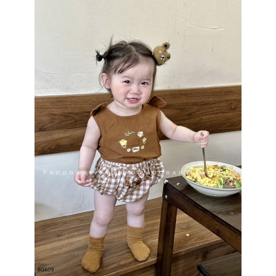 BG609  SET 2 DÂY BODY CHO BÉ