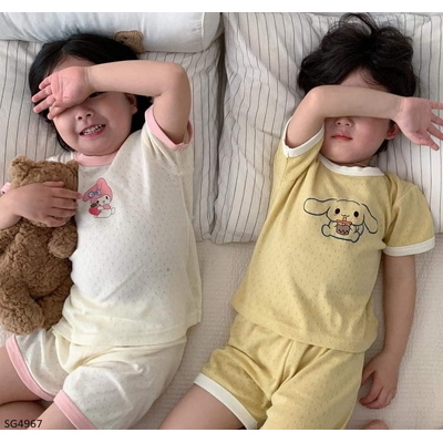 SG4967  BỘ COTTON MẶC NHÀ CHO BÉ