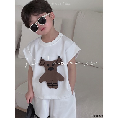ST3663 BỘ CỘC TAY BÉ TRAI HÃNG LINANXI