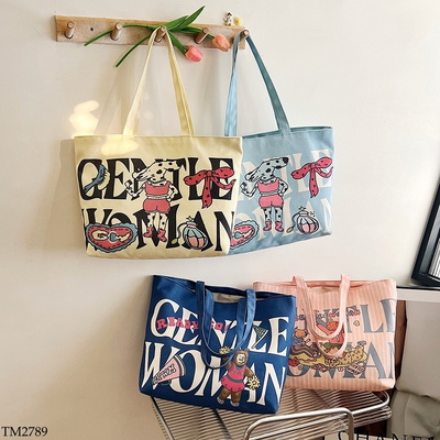 TM2789  TÚI TOTE NỮ IN HÌNH HOẠT HÌNH