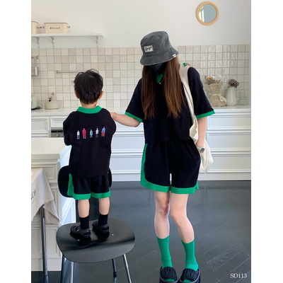 SD113 BỘ POLO COUPLE MẸ VÀ BÉ