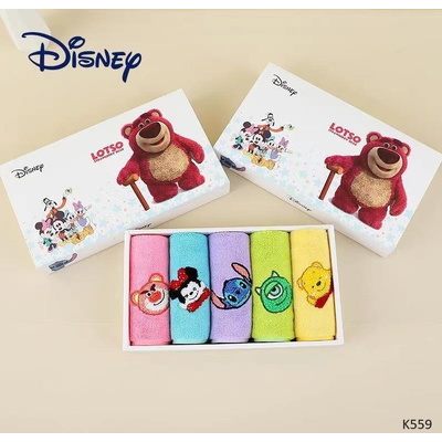 K559 SÉT 5 KHĂN MẶT DISNEY CHO BÉ