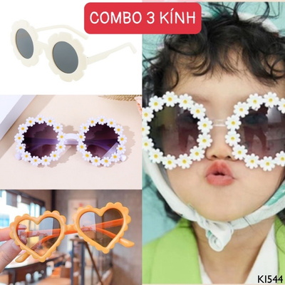 KI544 Set 3 KÍNH RÂM THỜI TRANG CHO BÉ