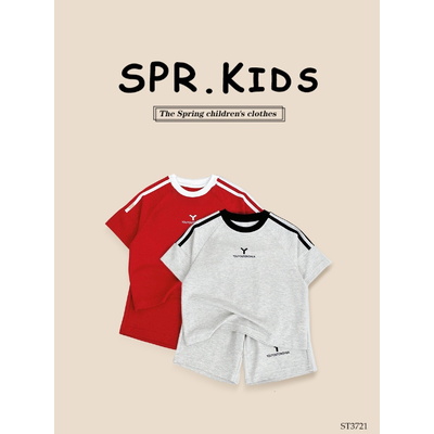 ST3721 BỘ SHORT BÉ TRAI HÃNG SPR KIDS