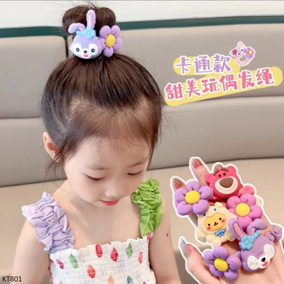 KT801 VỈ 4 DÂY BUỘC TÓC DỄ THƯƠNG