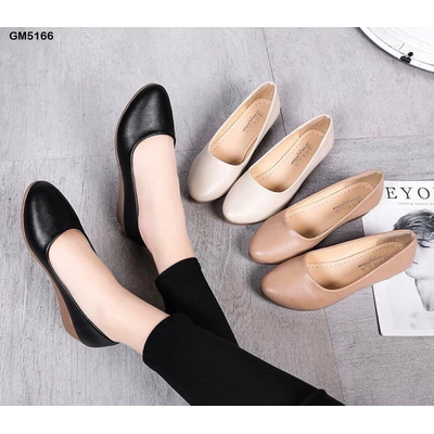 GM5166 Giày búp bê đế cao nữ