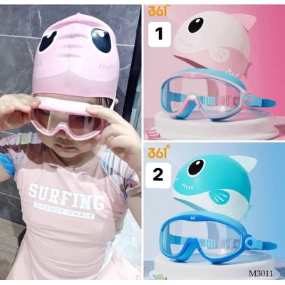M3011 SET MŨ+KÍNH BƠI CHO BÉ HÃNG 361