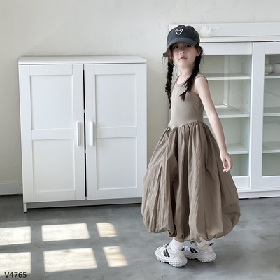 V4765 VÁY THUN MIX THÔ BÉ GÁI