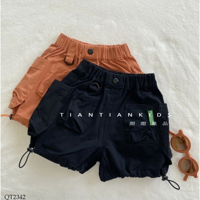 QT2342 QUẦN SHORT LƯNG CHUN CHO BÉ TRAI