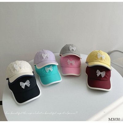 M3030 MŨ LƯỠI TRAI HÌNH NƠ CHO BÉ