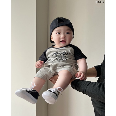 BT417 BODY CỘC TAY CHO BÉ TRAI HÃNG ABNN