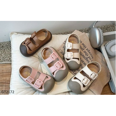 GT2172  GIÀY GIẢ SANDAL BỊT MŨI CHÂN