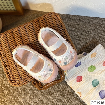 GG4946 GIÀY LƯỜI QUAI CHUN BÉ GÁI