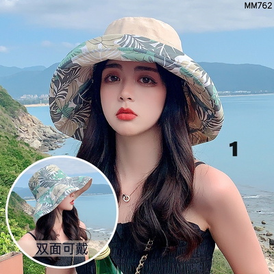 MM762 MŨ CHỐNG NẮNG VÀNH RỘNG 2 MẶT