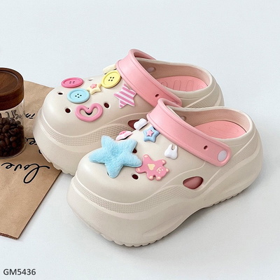 GM5436 DÉP CROCS ĐẾ CAO