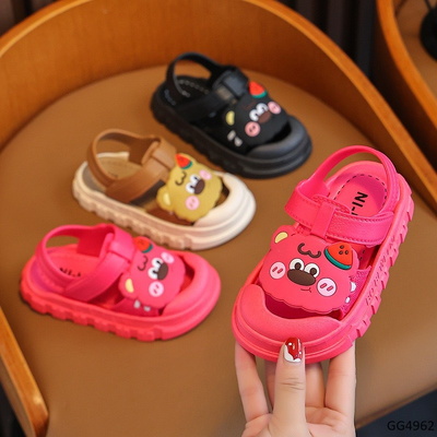 GG4962  SANDAL GẤU BẢO VỆ MŨI CHÂN CHO BÉ