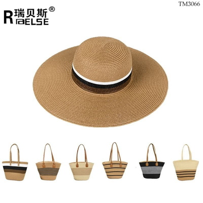 TM3066 SET MŨ+TÚI ĐI BIỂN CHO NỮ