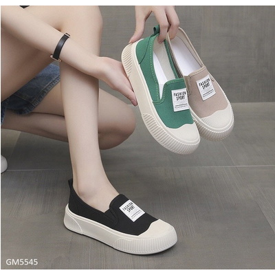 GM5545 GIÀY VẢI SLIPON NỮ