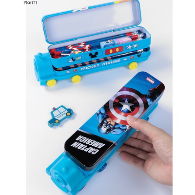 PK6171 HỘP BÚT XE LỬA 2 TẦNG DISNEY
