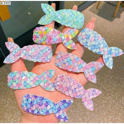 KT895 SET 2 VỈ KẸP TÓC TIÊN CÁ CHO BÉ