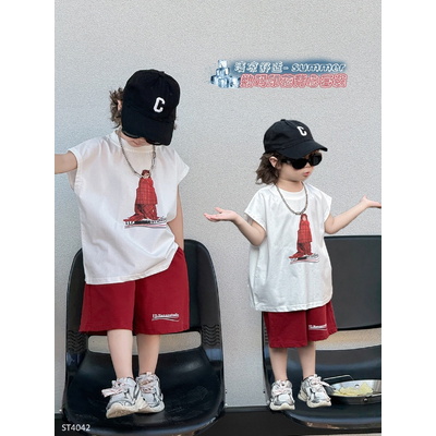 ST4042 SET ÁO BA LỖ CHO BÉ