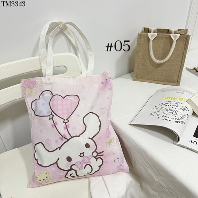 TM3343 TÚI TOTE VẢI HỌA TIẾT CUTE