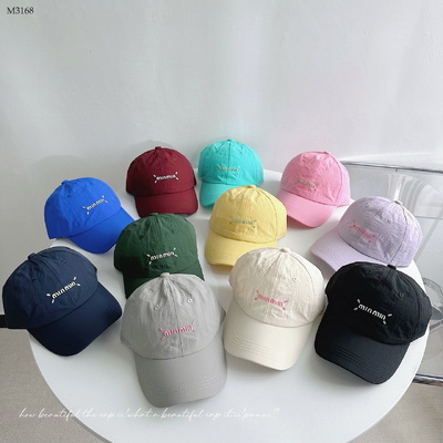 M3168 MŨ LƯỠI TRAI CHỮ THÊU