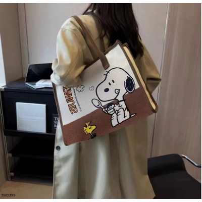 TM3399  TÚI TOTE HOẠT HÌNH  SNOOPY