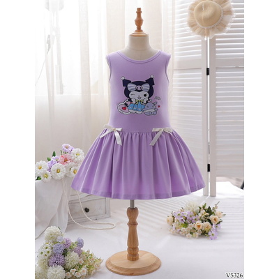 V5326 VÁY KUROMI TÍM CHO BÉ