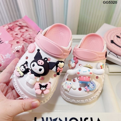 GG5320 Dép crocs gắn stick 3D siêu kute cho bé