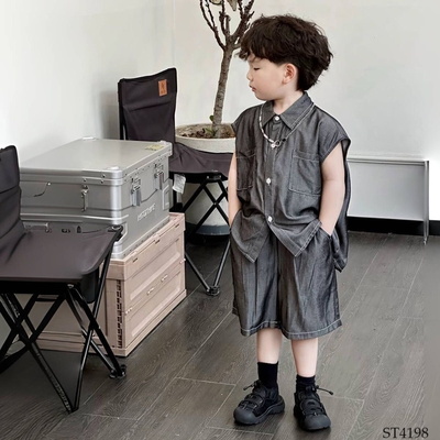 ST4198 SET SƠ MI SÁT NÁCH CHỈ NỔI CHO BT