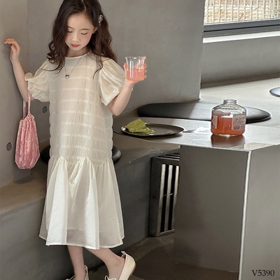 V5390 VÁY SUÔNG ĐUÔI CÁ CHO BÉ GÁI