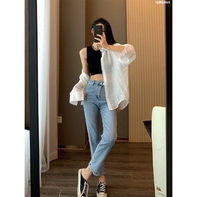 QM2465 Quần jeans ống đứng hãng IN BLUE