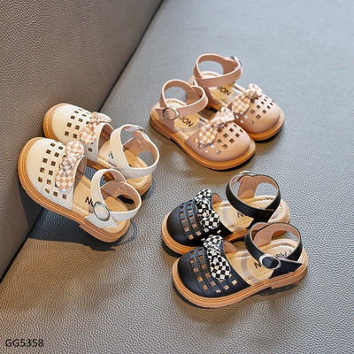 GG5358 SANDAL BÉ GÁI PHỐI NƠ