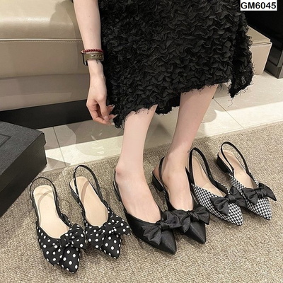 GM6045 SLINGBACK NƠ gót 3p