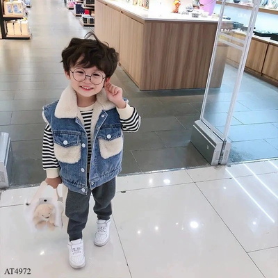 AT4972 ÁO GILE LÓT LÔNG CHO BÉ