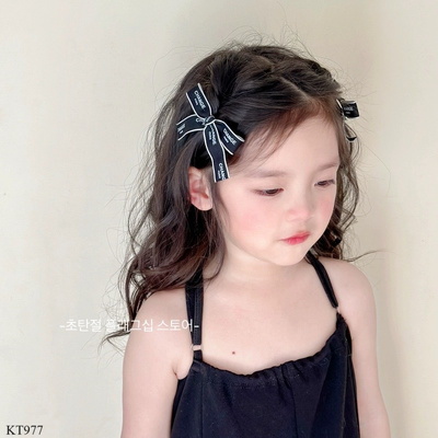 KT977 SET 2 KẸP TÓC NƠ CHO BÉ