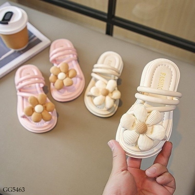 GG5463 DÉP SANDAL HOA CHO BÉ GÁI